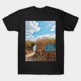 Crete nudist beach T-Shirt